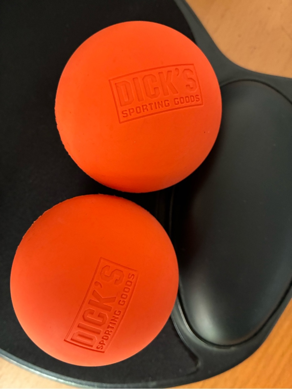 DSG LAX O2 Orange Lacrosse Balls Set of 2 NOCSAE SEI New